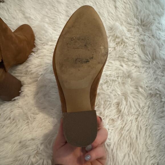 Call It Spring Vegan Brown Suede Slingback Mules Size 7 - Picture 11 of 12